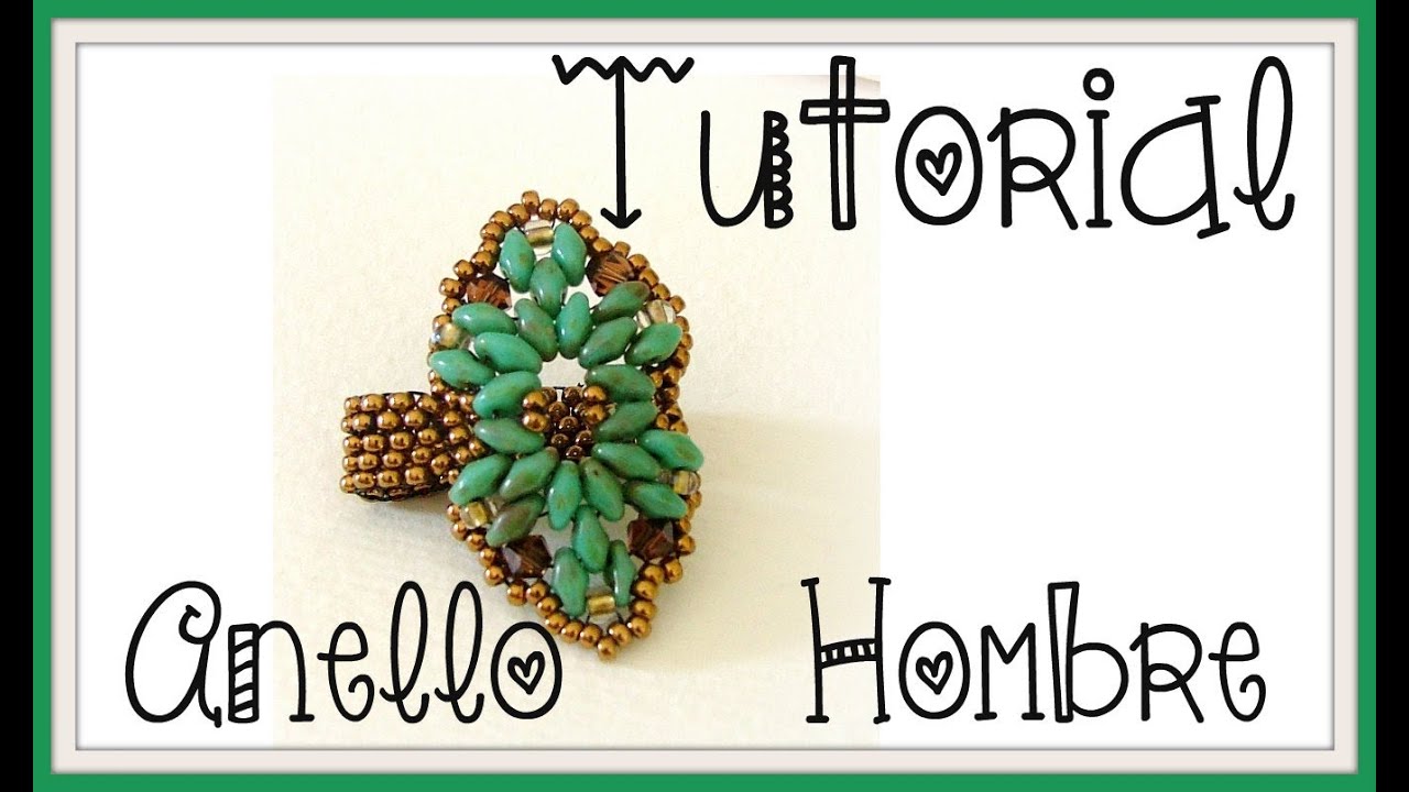 DIY - Tutorial anello SuperDuo Hombre | Beads Ring