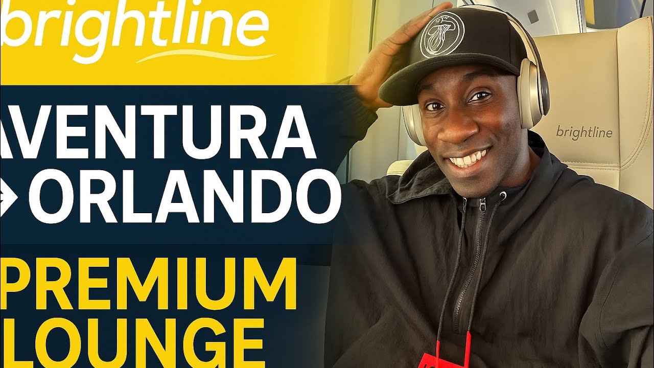 🚄 Brightline Premium Lounge | Aventura to Orlando | Luxury Train Experience