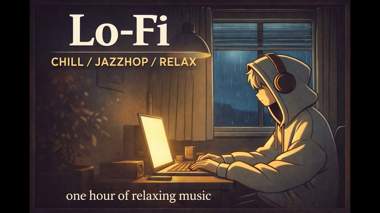lo-Fi Chill Beats for Studying & Relaxing ☔ Jazzhop | 1 Hour