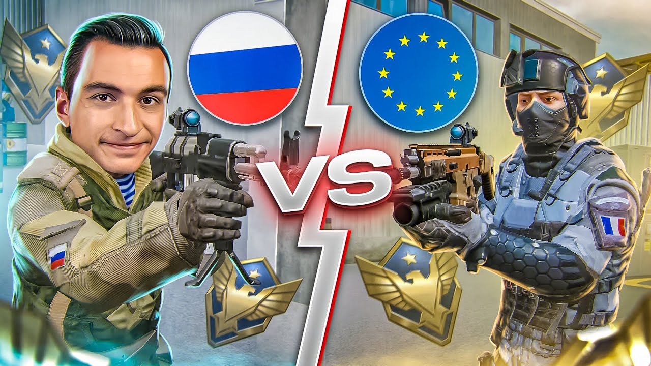 КТО СИЛЬНЕЕ? ГРАНДМАСТЕРЫ ЕВРОПЫ против РОССИИ в Warface!