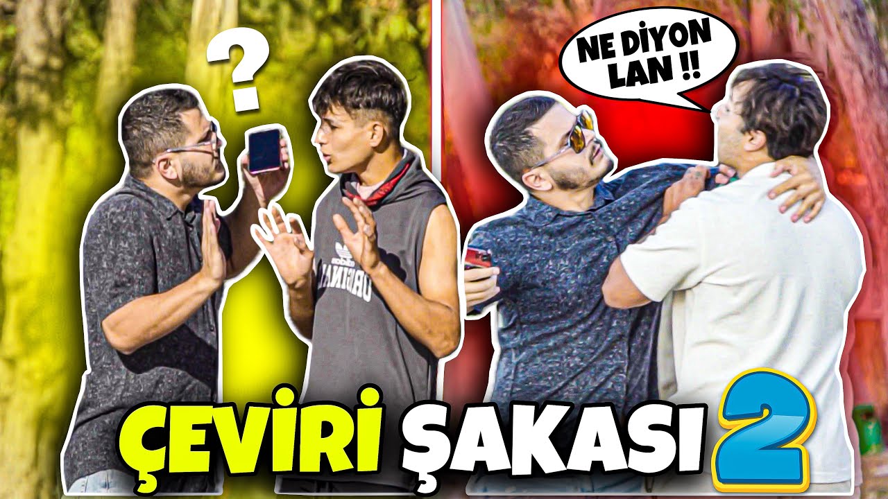 T&Uuml;RKİYEDE YANLIŞ &Ccedil;EVİRİ ŞAKASI 2!!( MİLLET &Ccedil;ILDIRDI )- SOSYAL DENEY