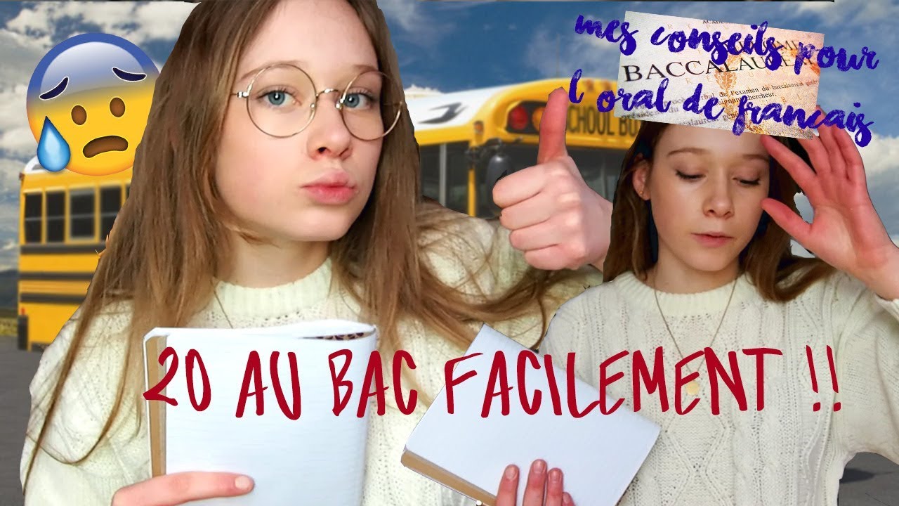 AVOIR 20 A L'ORAL DE FRANCAIS !! CONSEILS ET TEMOIGNAGE