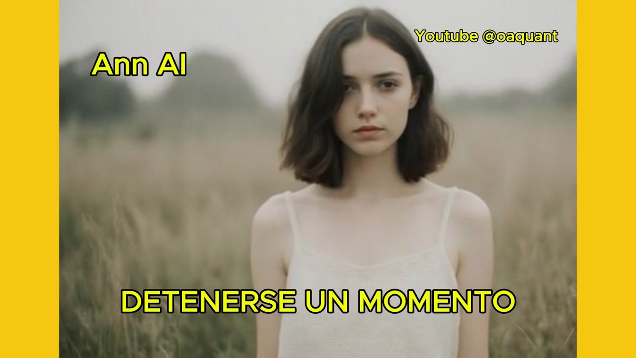 DETENERSE UN MOMENTO - canción íntima que invita a frenar en medio del ruido cotidiano