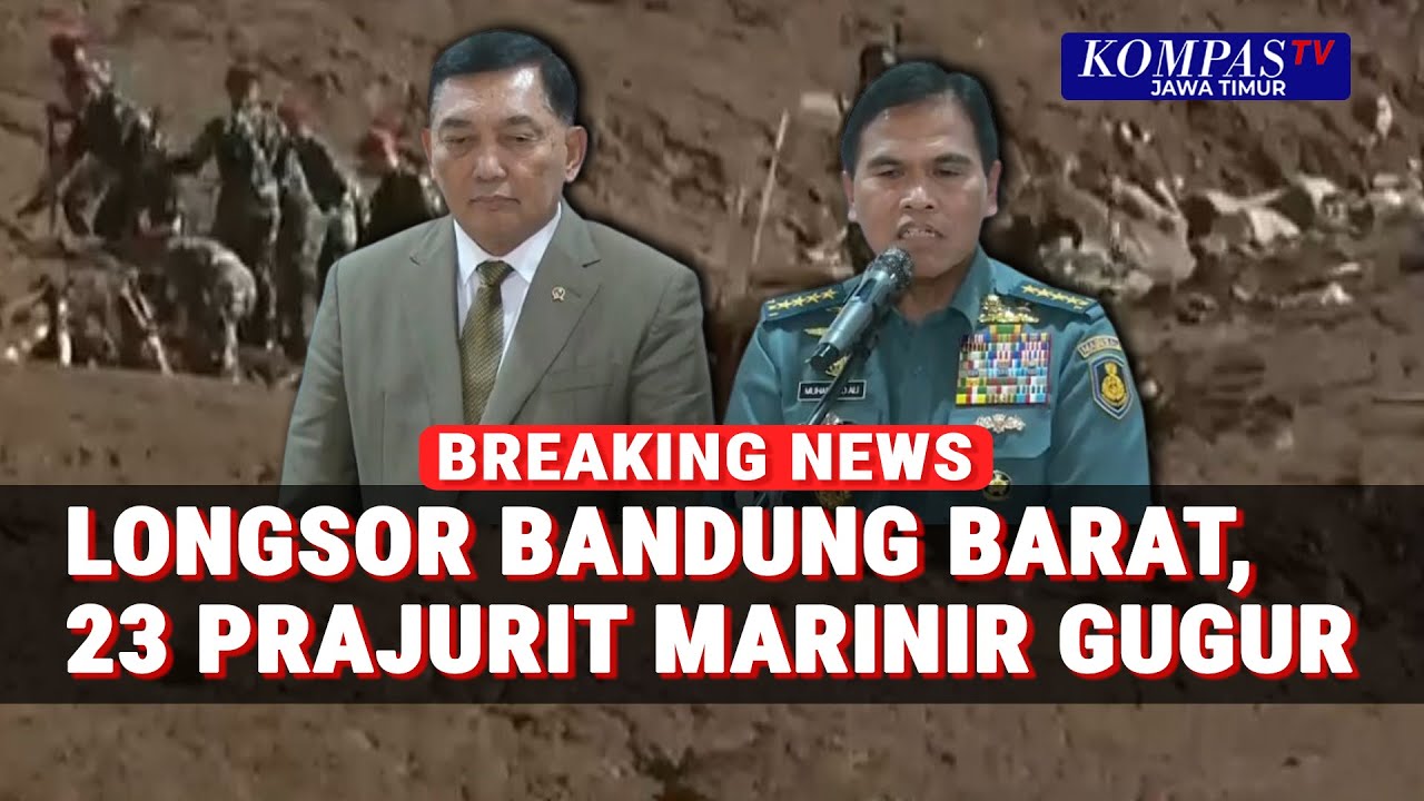 Duka Mendalam, 23 Marinir Gugur dalam Bencana Longsor Bandung Barat!