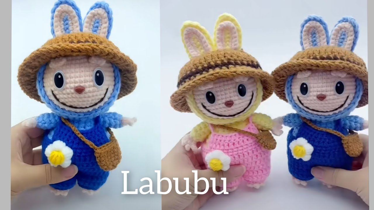 How to crochet a labubu for beginners || step-by-step #@Amazing_ideas11