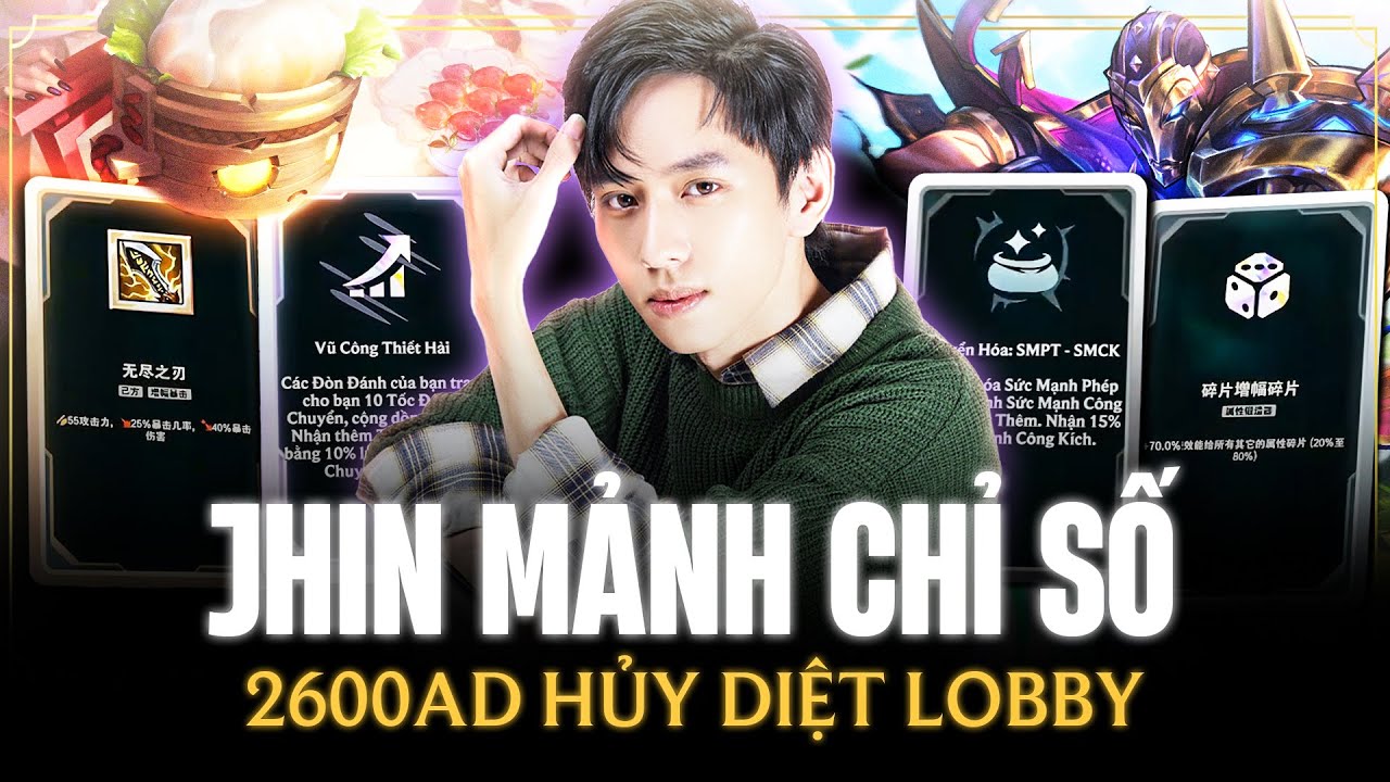 Giáo Án Jhin Mảnh Chỉ Số 2k6 AD Trong Tay XiaoChaoMeng Gặt Top 1 Với Lượng Sát Thương Siêu Khủng