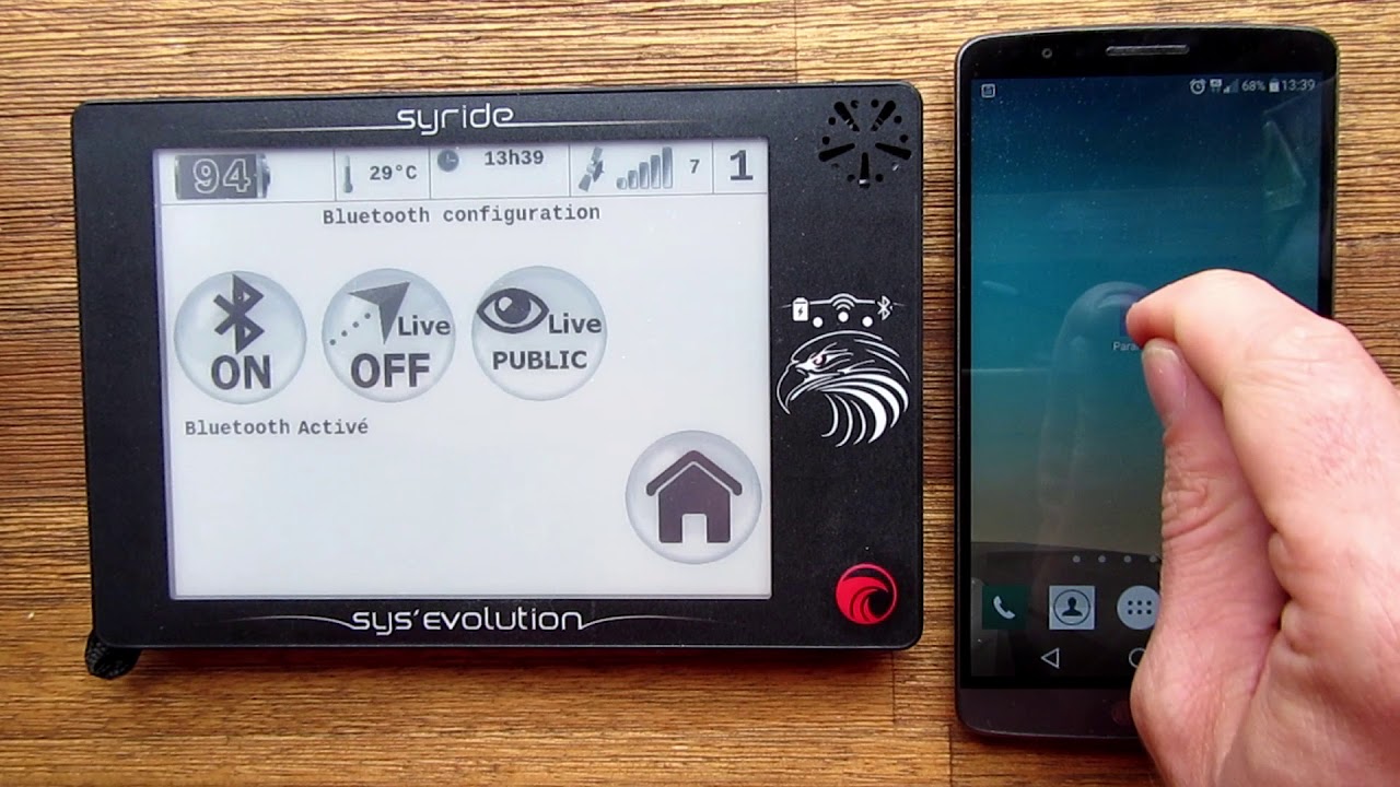Utiliser le Bluetooth et le Live sur le SYS'Evolution