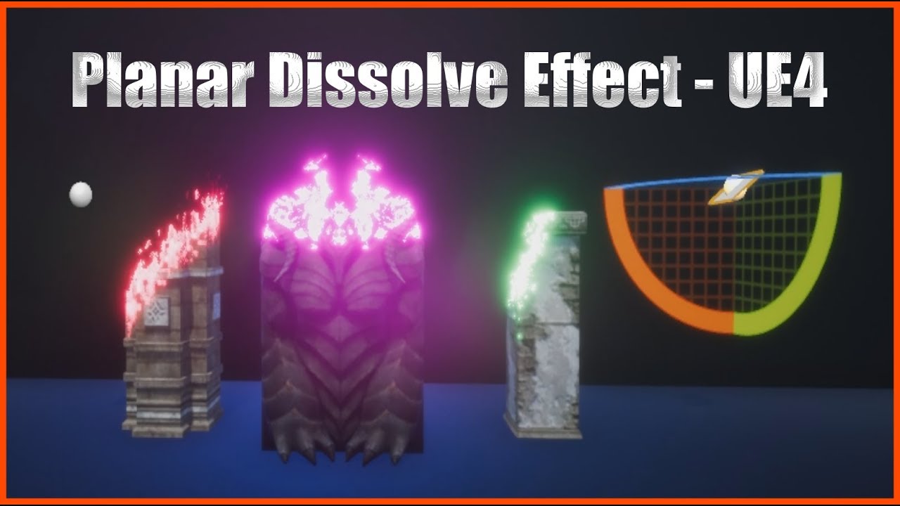 Planar Dissolve Effect - Material Tutorial - (Unreal Engine 4)