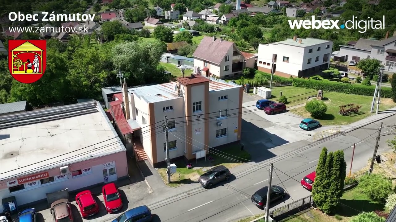 Obec Z&aacute;mutov - leteck&eacute; z&aacute;bery j&uacute;n 2025