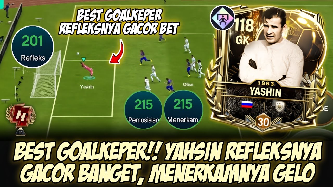 YASHIN SMOOTH BET!! Refleksnya Gacor Banget, Auto Susah Ditembus‼️- FC MOBILE