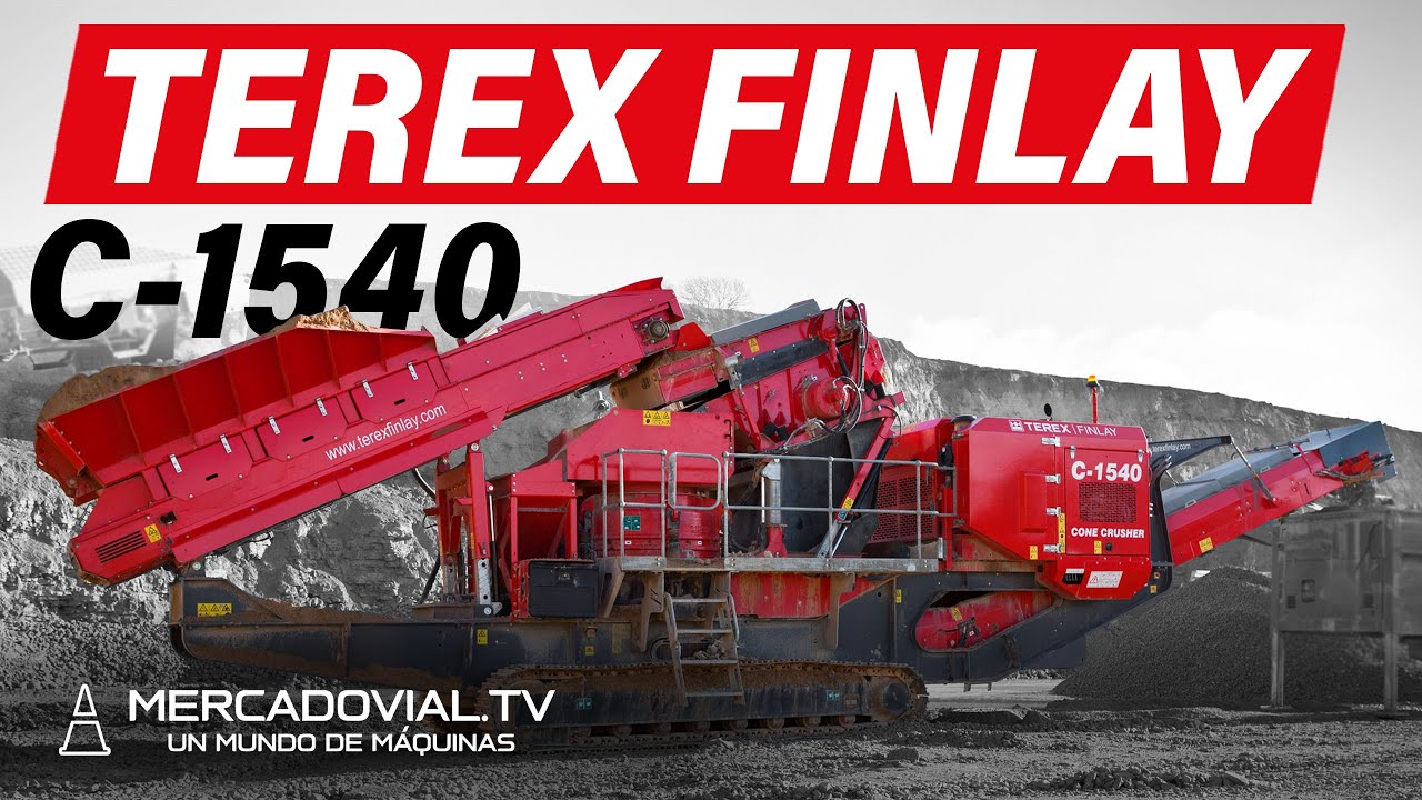 [TEREX FINLAY] CONTACTO Cono de Trituración C-1540 - 250 t/h - Motor CAT C9 350 HP | Mercado Vial TV