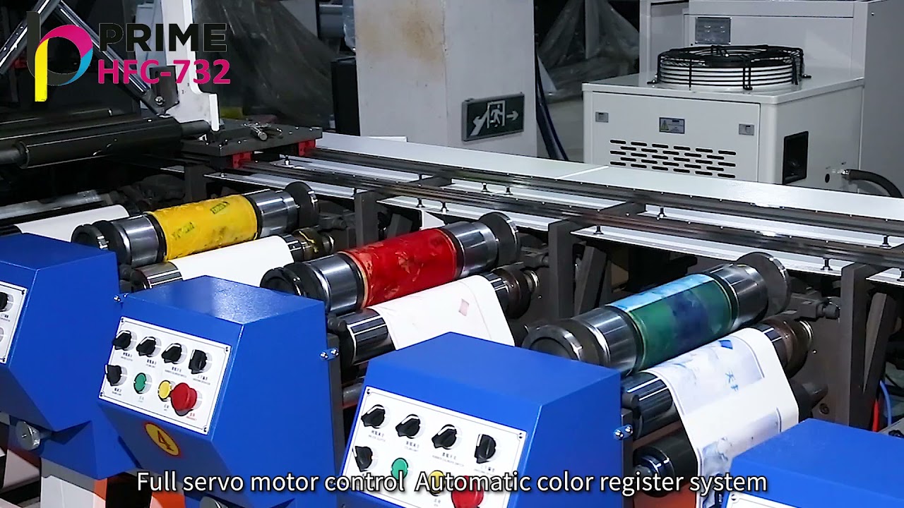 Impresora Flexografica servo asistida de 7 colores L-PRIME 732