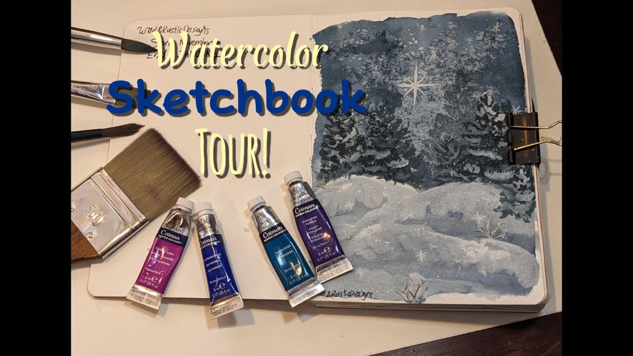 Take A Look Inside My Watercolor Sketchbook 📔🖌️✨