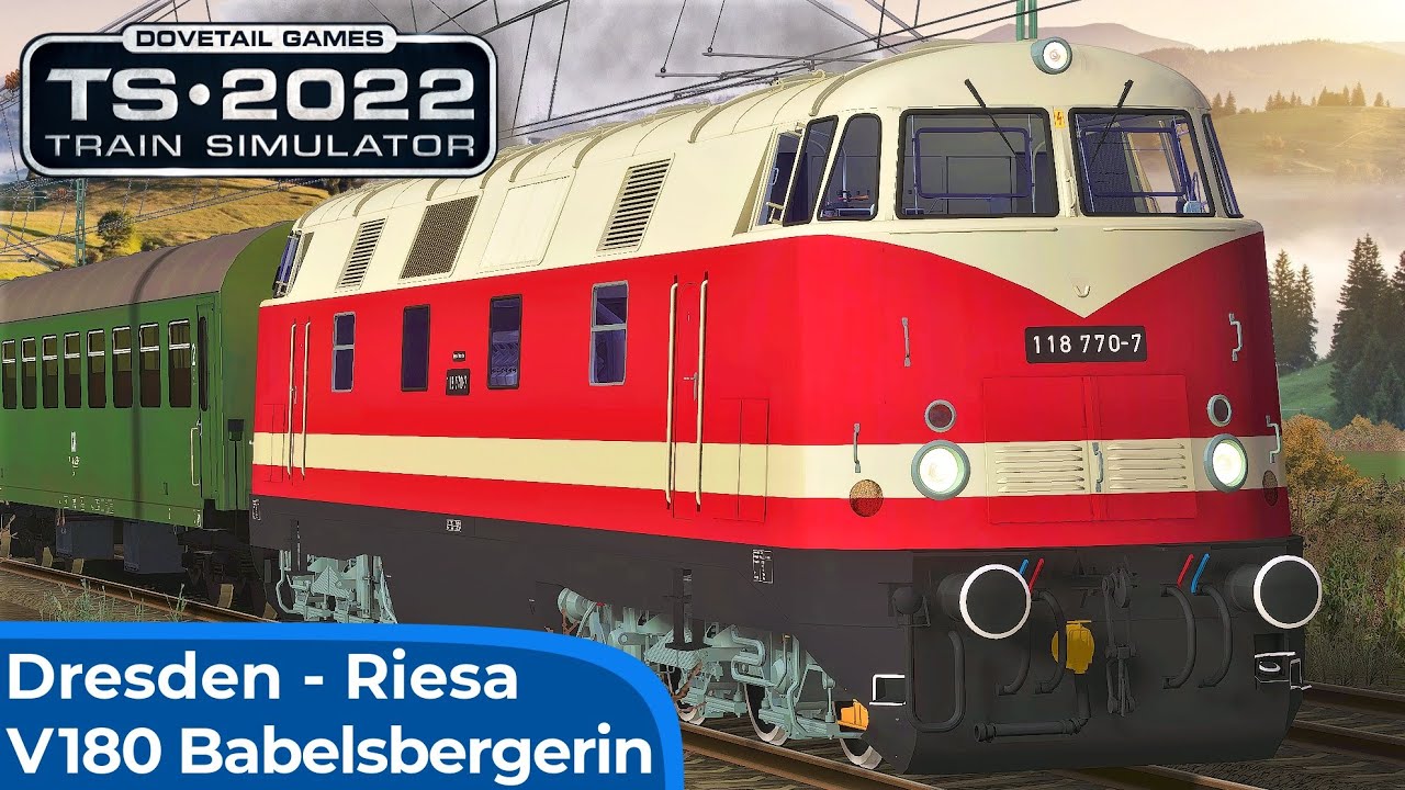 BABELSBERGERIN | Deutsche Reichsbahn - V180 Eisenbahnfest im Bahnbetriebswerk | TRAIN SIMULATOR 2022