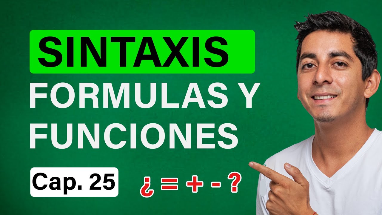 Introducci&oacute;n a F&oacute;rmulas y funciones - Curso b&aacute;sico Excel