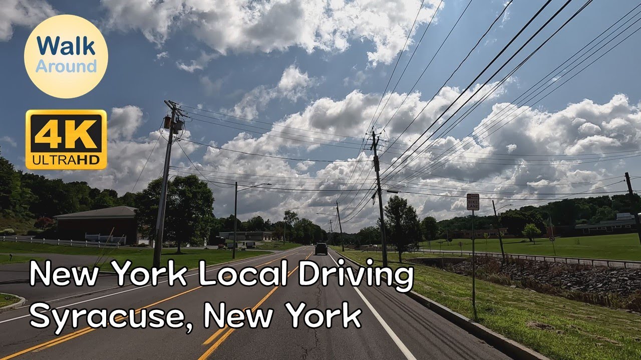 【4K60】 New York Local Driving: Syracuse, New York