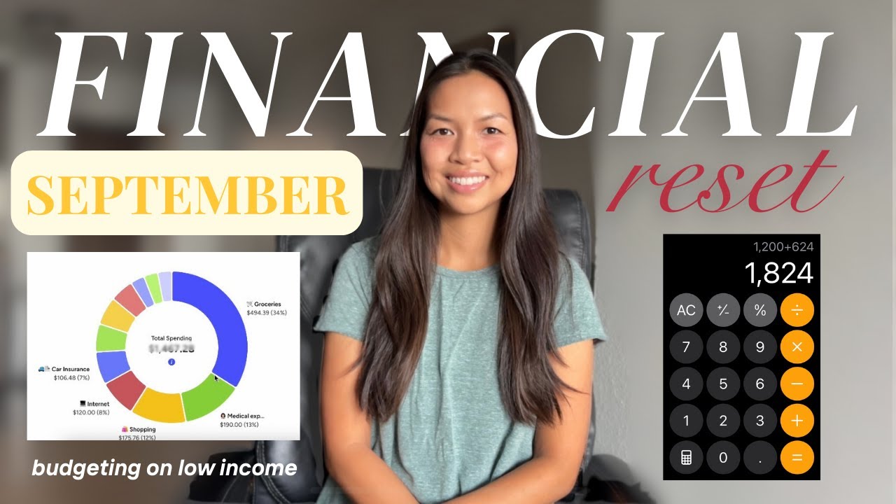 SEPTEMBER FINANCIAL RESET 💸 August Expense Review, Budget With Me, Financial Plan