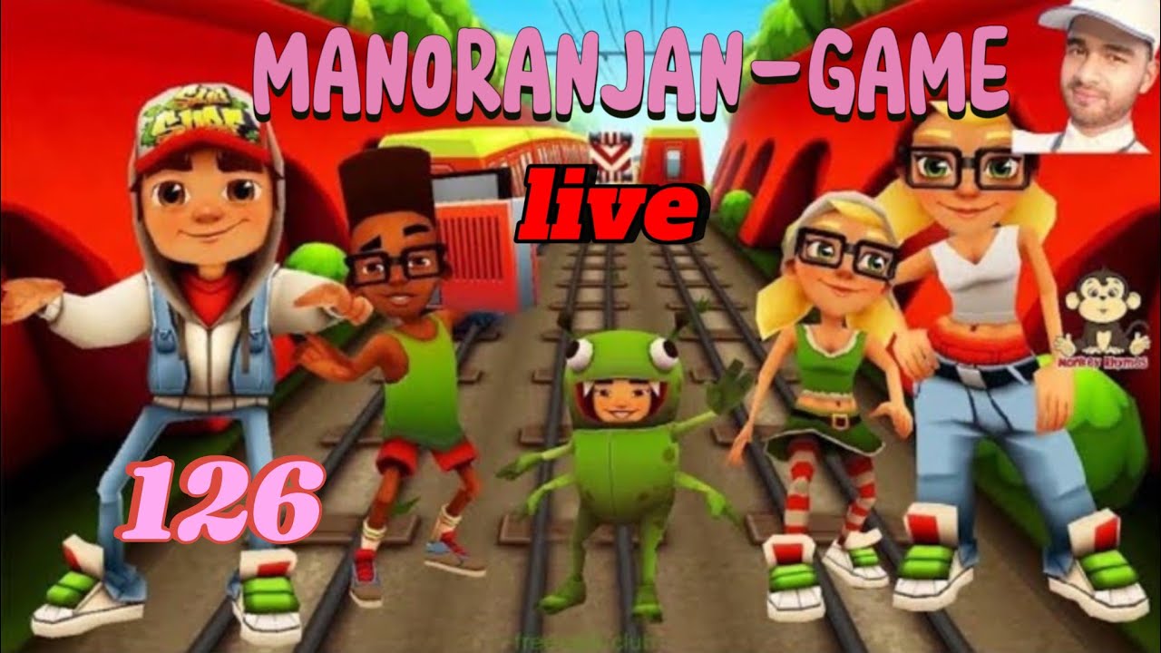 Subway Surfers LIVE 🔴 Non-Stop Endless Run | Crazy High Score Push 😱🔥 manoranjan-game