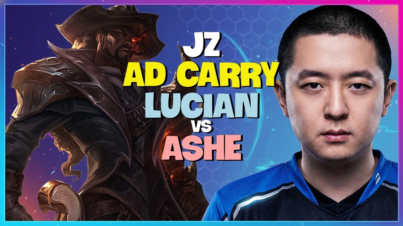 Challenger Jz Showcases Flawless Lucian Mechanics and AD Carry Positioning Engsub