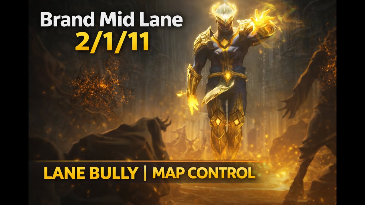 Brand Mid Lane - 2/1/11 - Lane Bully | Map Control