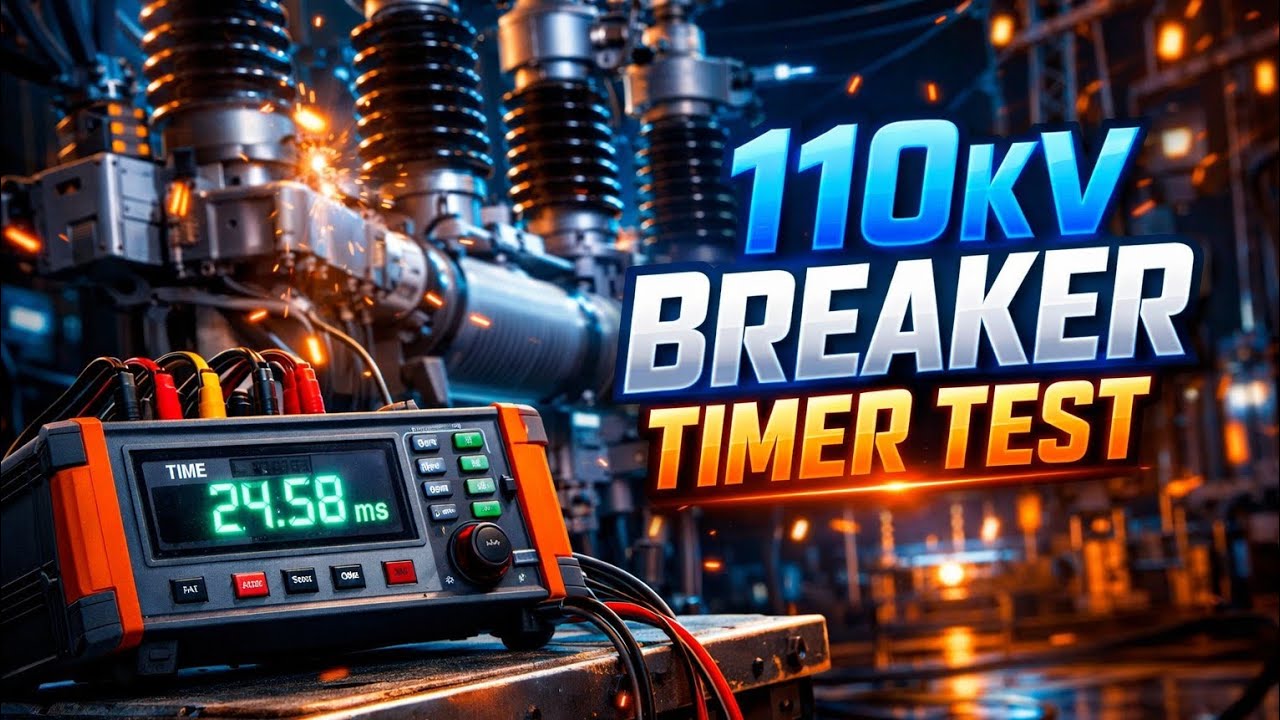 🤔110kV SF6 Breaker Timer Test ⚡| Timer Test ಹೆಗೆ ಮಾಡೊದು ?