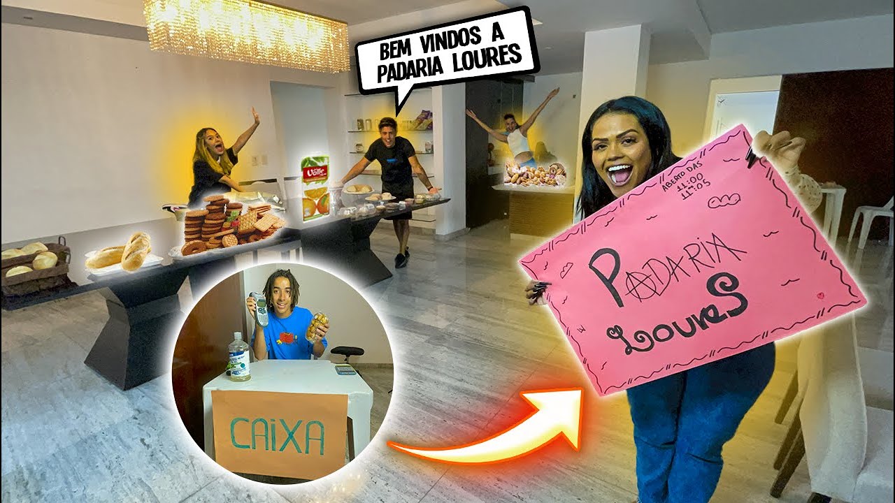 TRANSFORMAMOS A MANSÃO LOURES NUMA PADARIA !!!