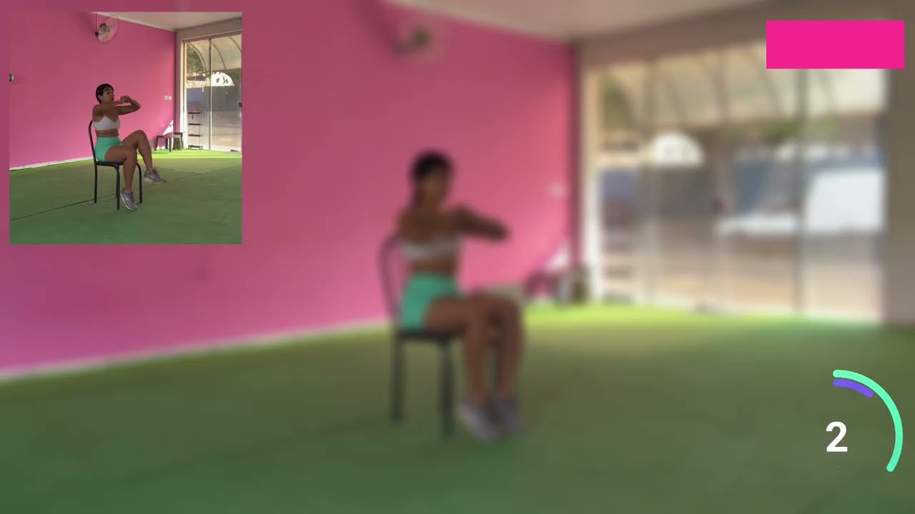 Treino na Cadeira Que Está Fazendo As Mulheres Acabar com a Barriga Rápido!