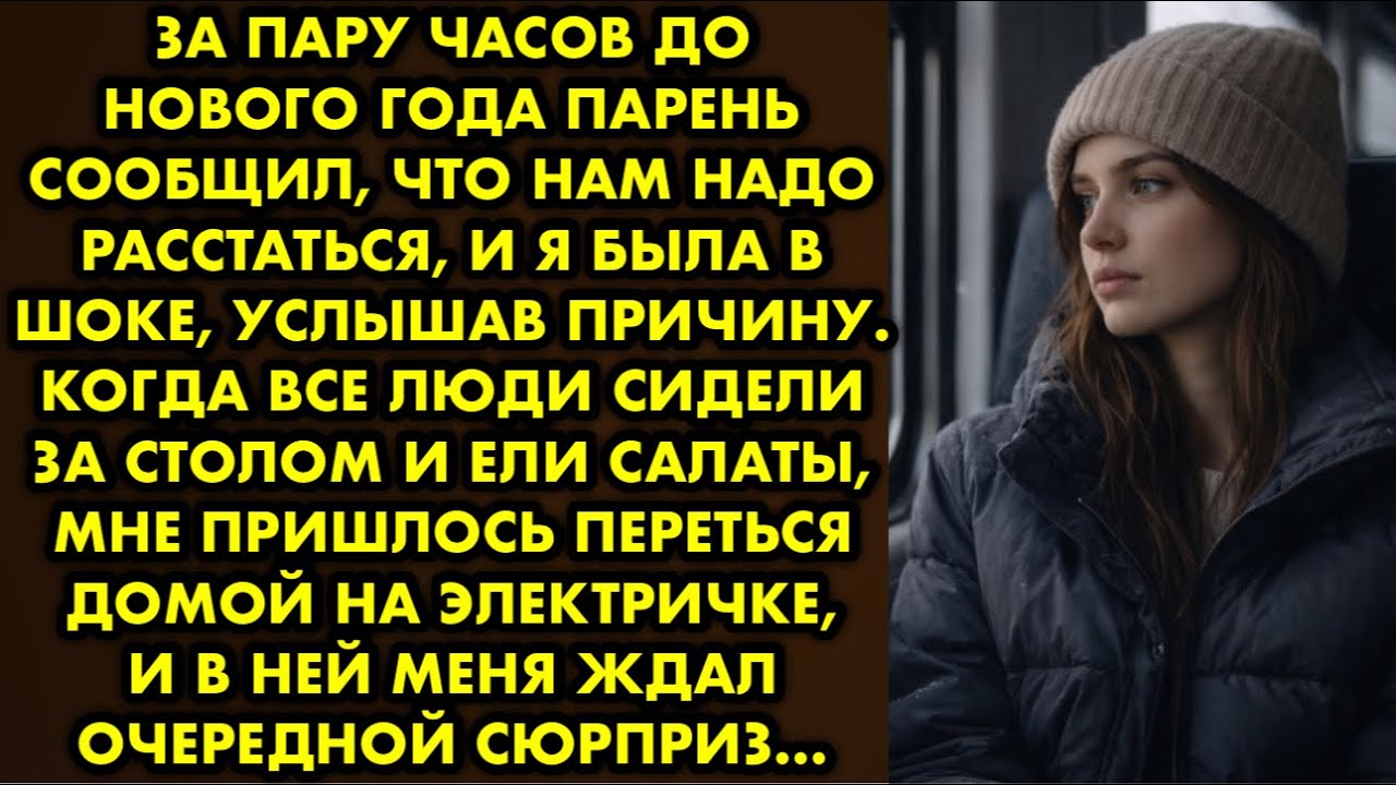 За пару часов до Нового года парень сообщил, что нам надо расстаться и я была в шоке услышав причину