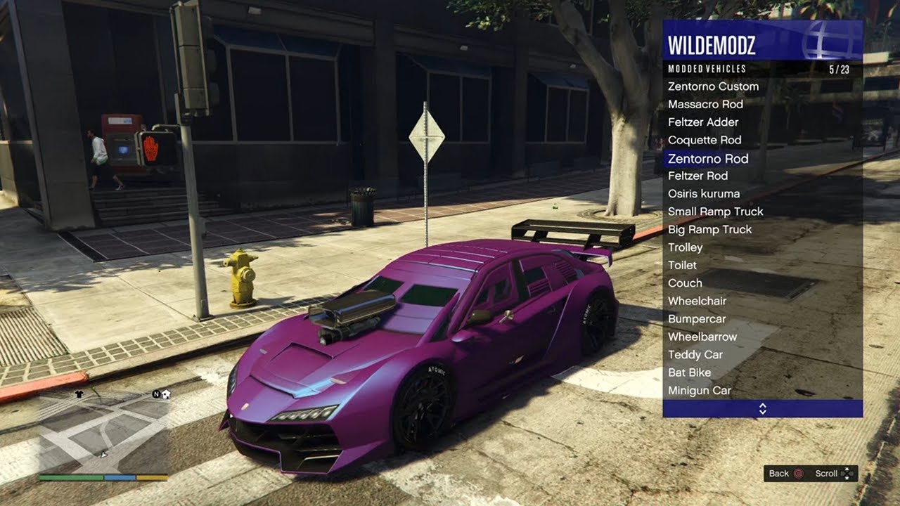 THIS MOD MENU HAS THE BEST MODDED CARS! (GTA5 PS4 MOD MENU FUN)