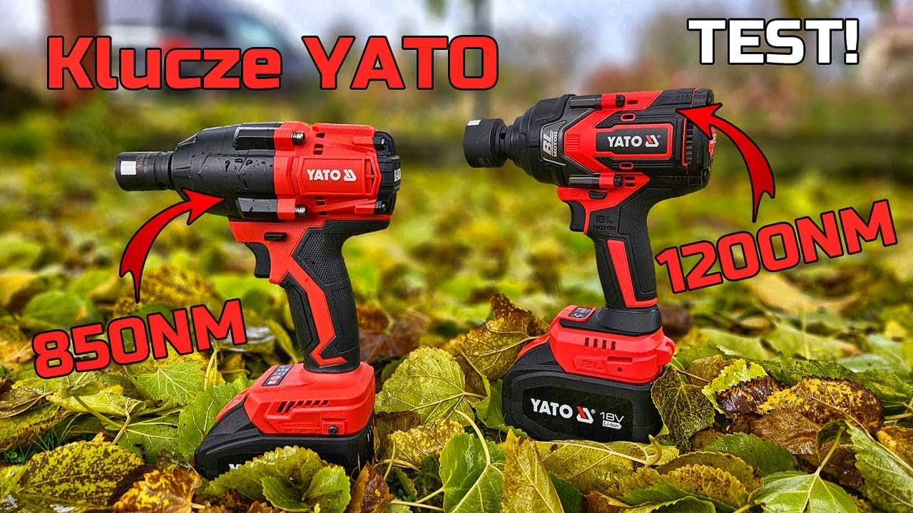 Klucz Udarowy YATO 850NM + 1200NM - TEST YT-827793 + YT-828072