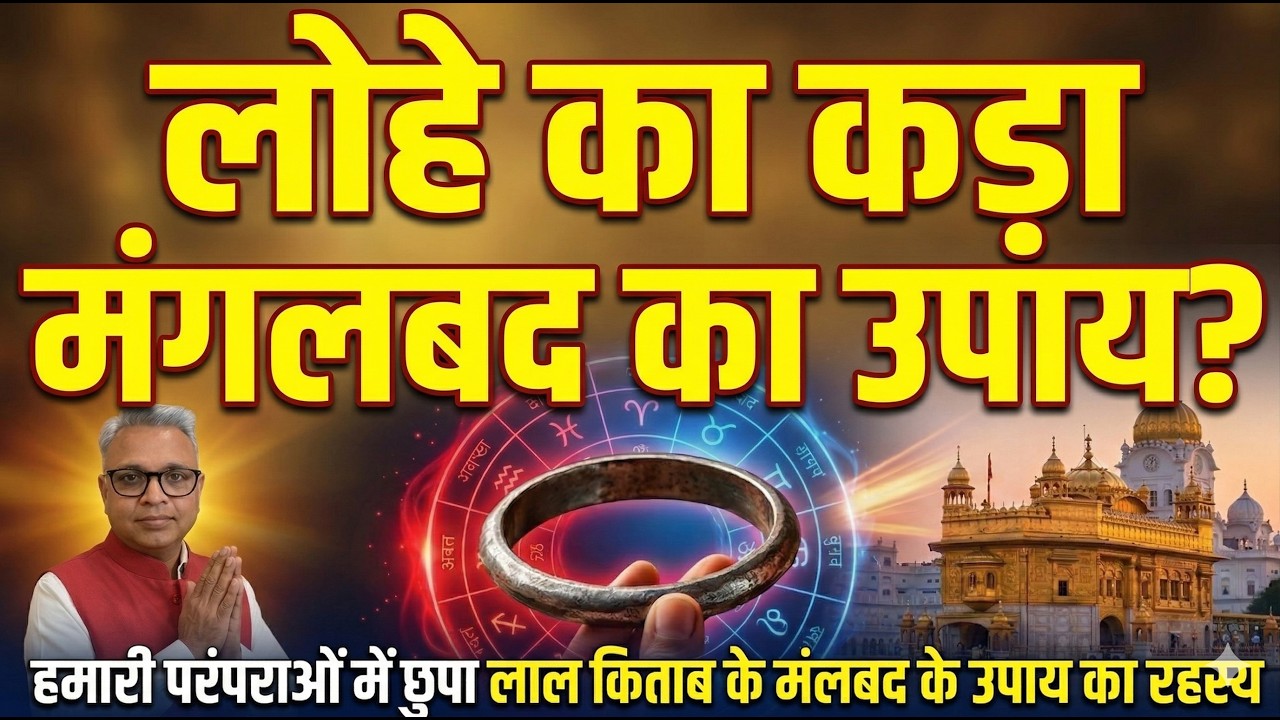 लोहे का कड़ा पहनना सबके लिए शुभ नहीं ! हमारी परम्परों में छुपा लाल किताब के मंगलबद के उपाए का रहस्य