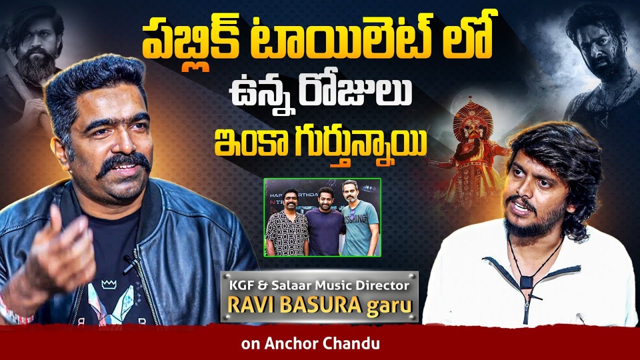 Ravi Basrur EMOTIONAL Interview | Anchor Chandu | Salaar 2 | Veerachandrahasa | Filmylooks