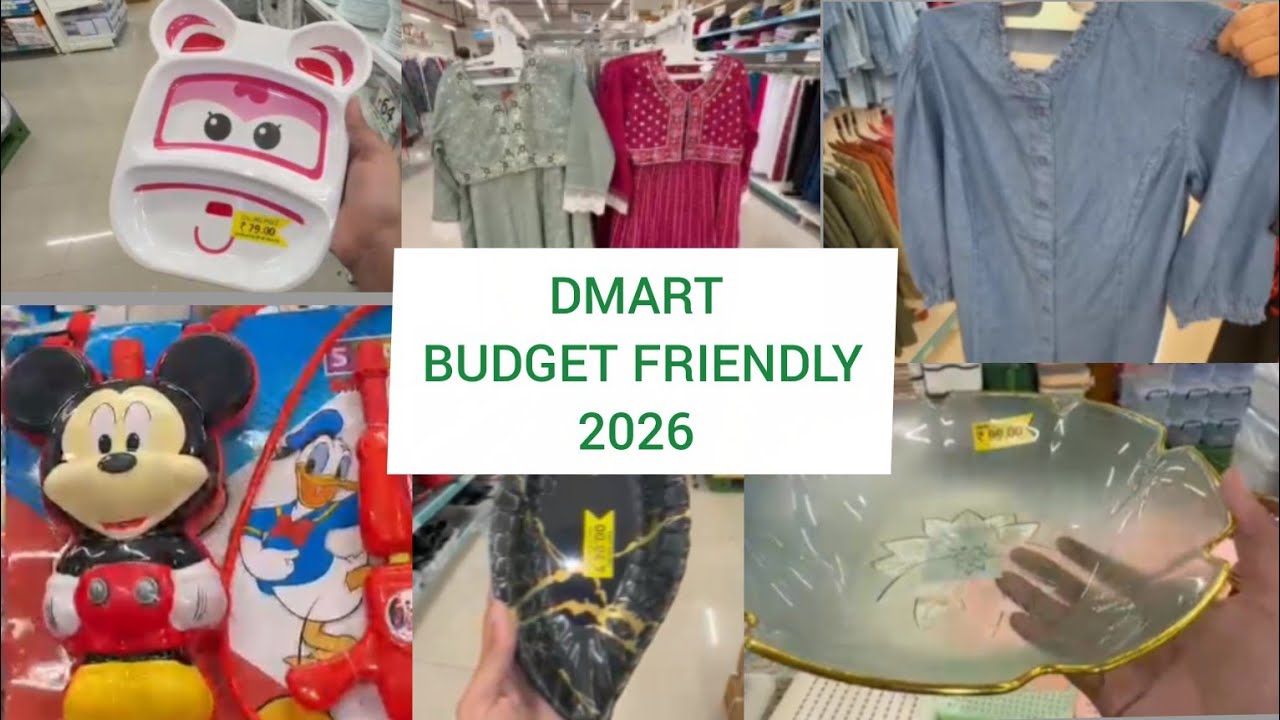 DMart Shopping Vlog 2026 | Affordable Home Items + Prices