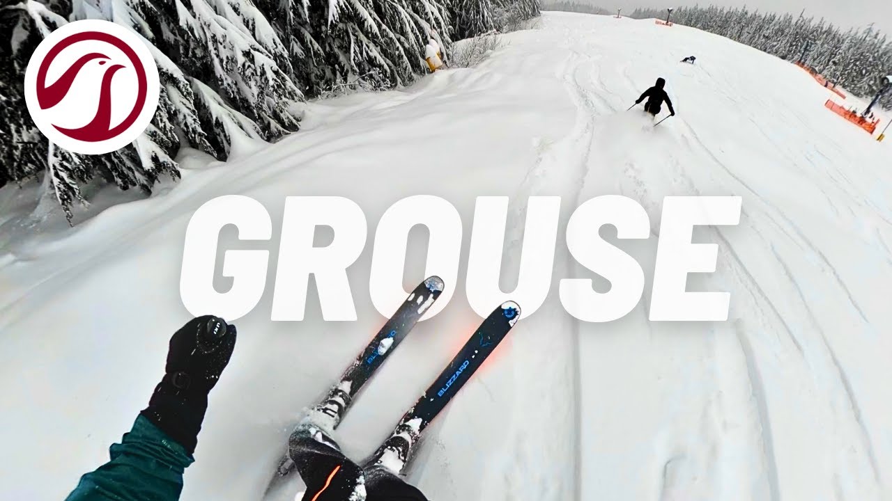 Poutine and Powder Skiing at Grouse Mountain