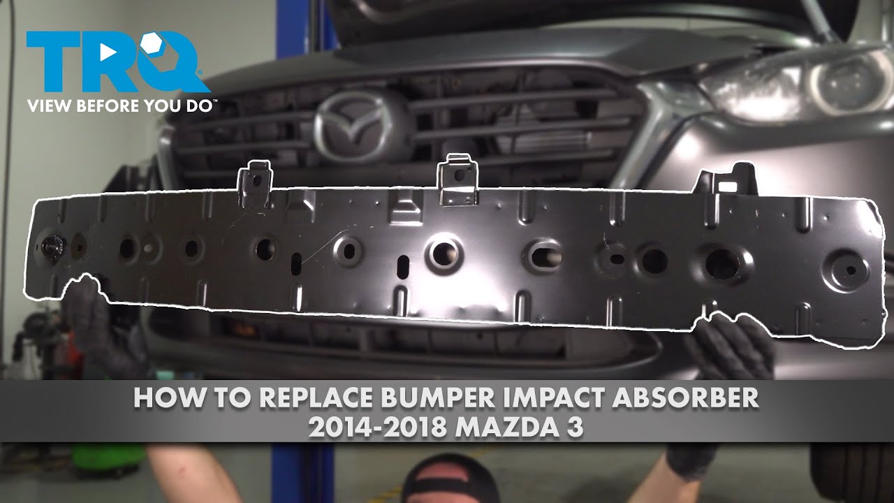 Как заменить амортизатор бампера Mazda 3 2014-2018 годов
