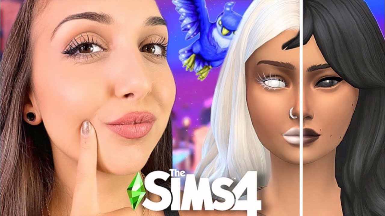 Je dois faire des JUMELLES occultes OPPOSÉES dans les sims 4 ! *opposite challenge*