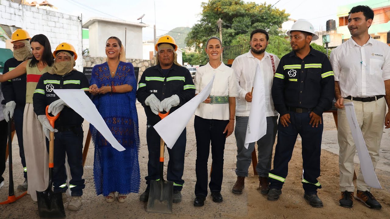 Inicio de obras: Senderos de Paz. Acapulco, Guerrero