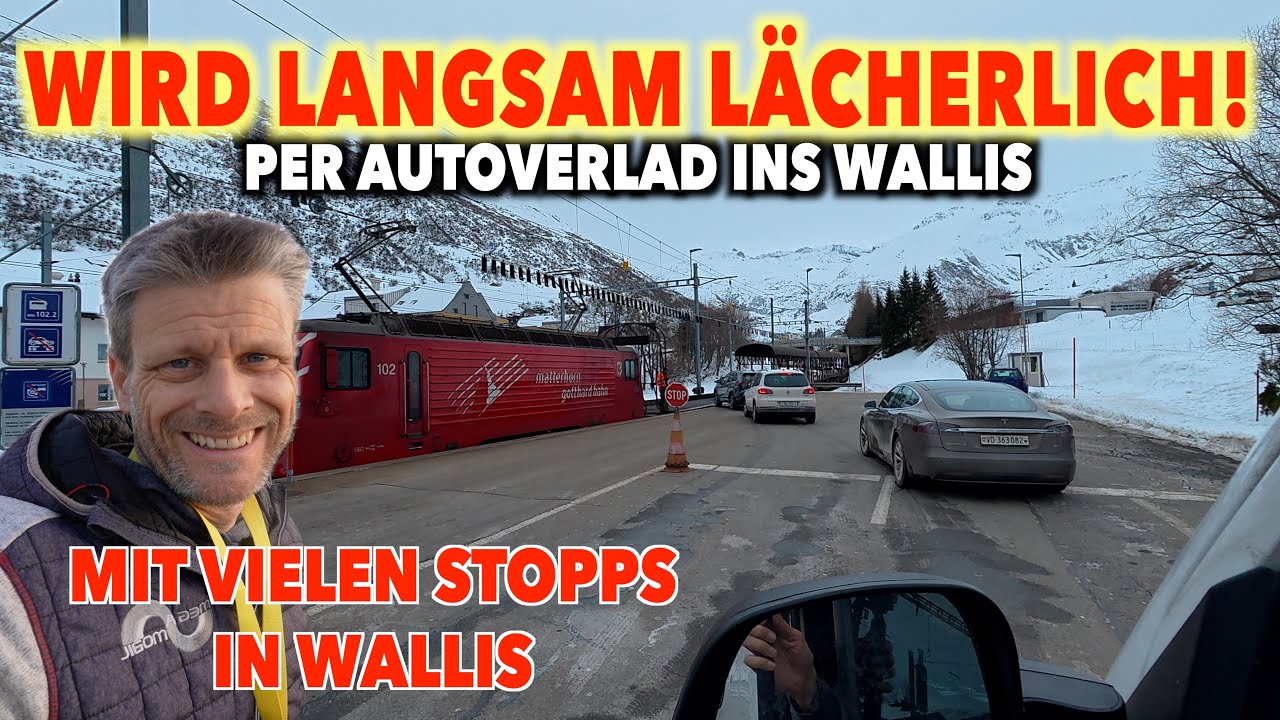 #1337 Perfektes Timing! Durch den Berg ins Wallis | Autoverlad Realp Schweiz | Untwegs mit Dirk