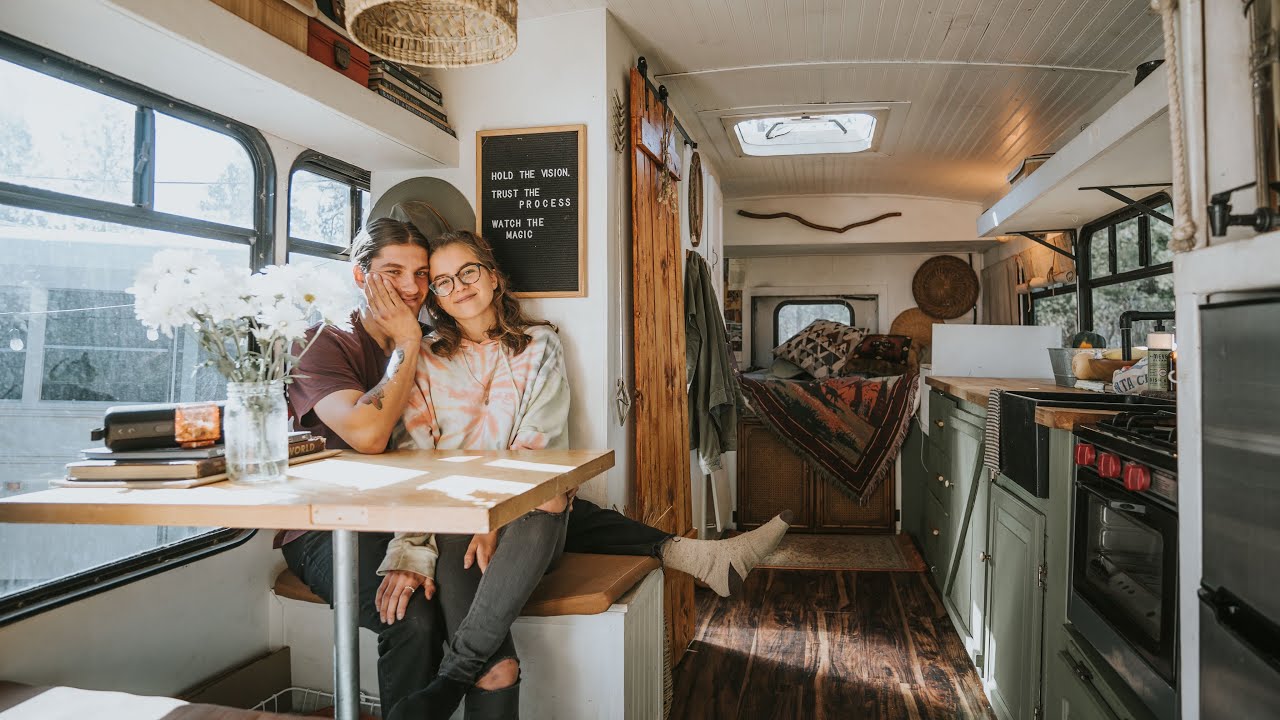 Shuttle Bus Camper Conversion Tour