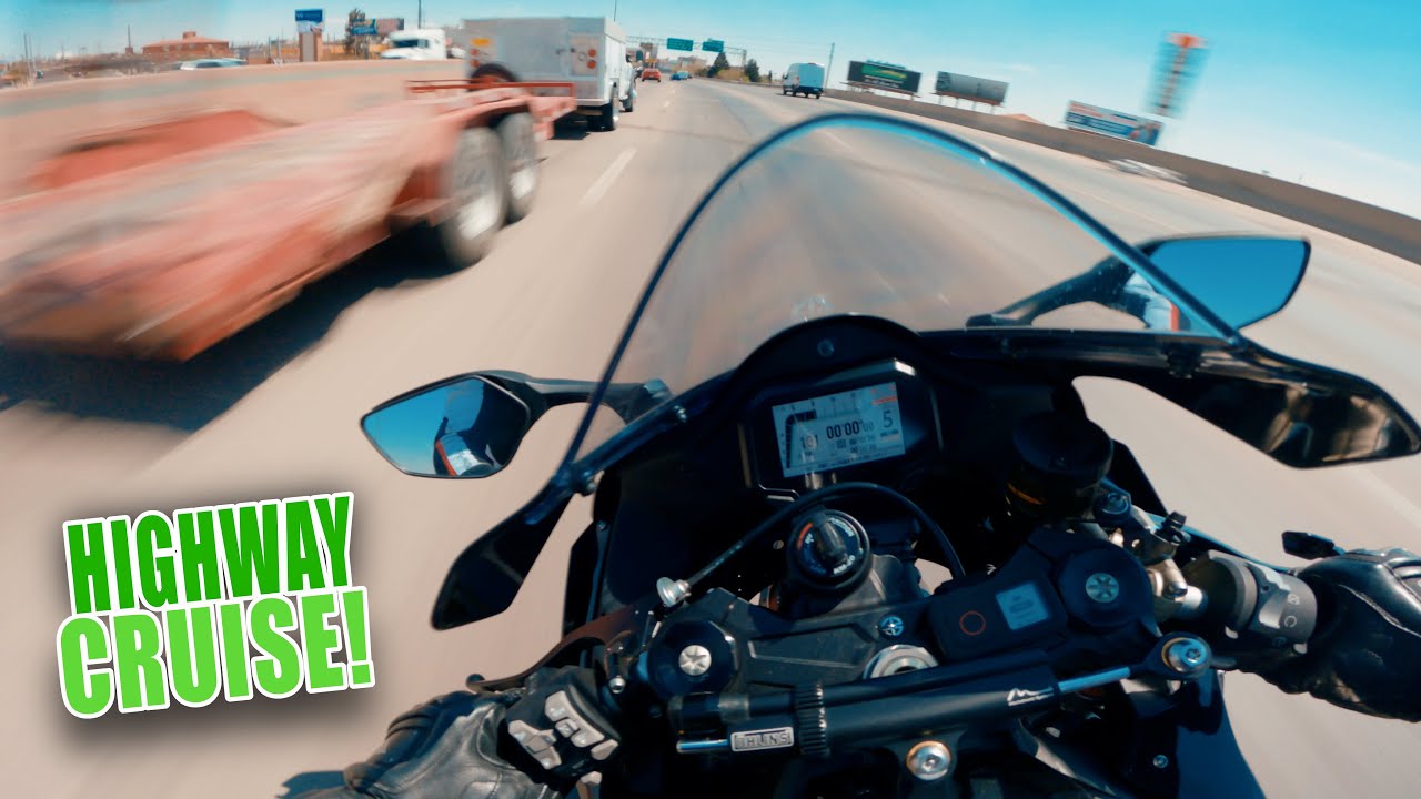 Highway Cruise onboard 2021 ZX10R GoPro 9 4K Cinematic