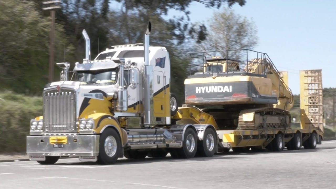 40 Kenworth Trucks on the Road around New Zealand's South Island