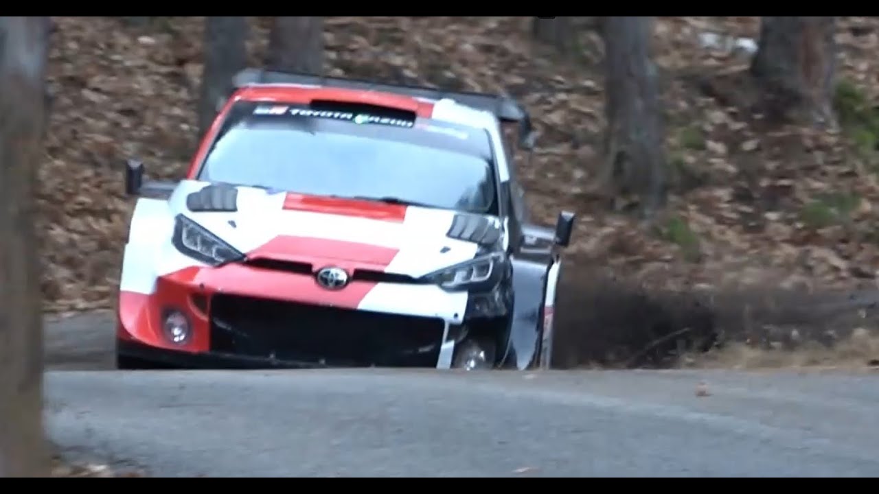 Rallye Monte Carlo 2023 flat out Rovanper&auml;  test