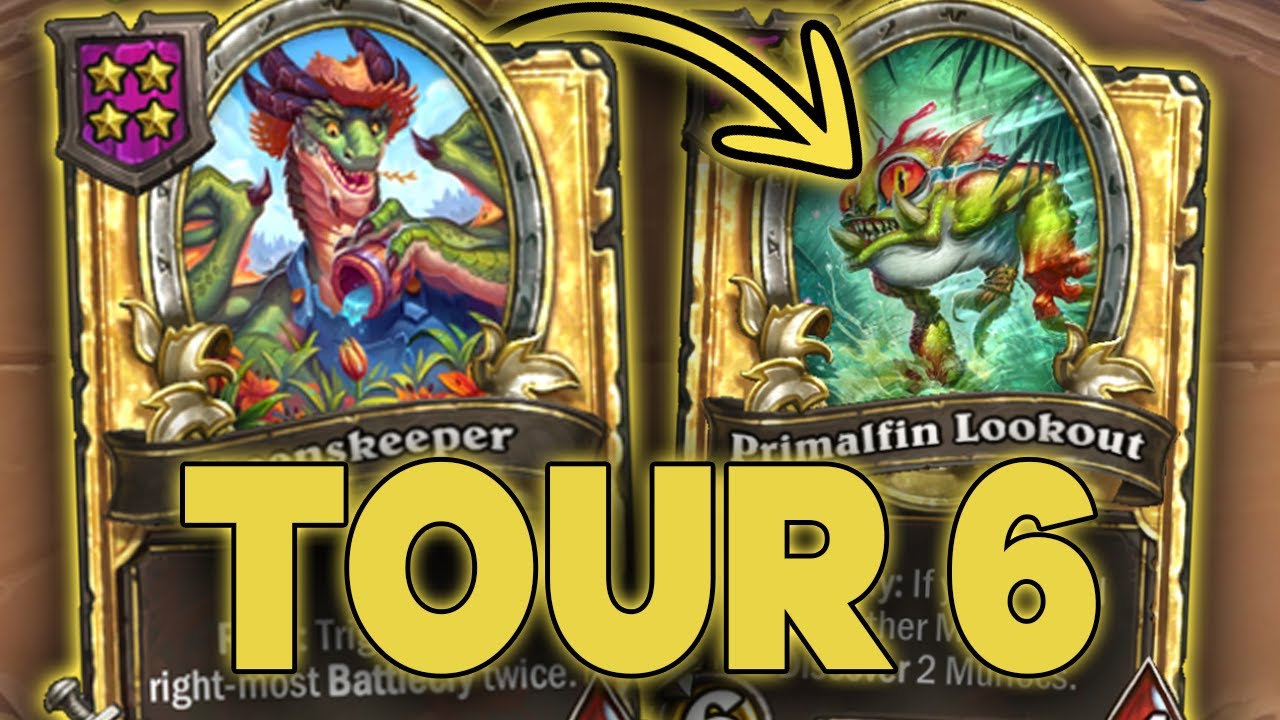 ON GENERE 6 MURLOCS AU TOUR 6 ?! | Hearthstone Battlegrounds Top 50