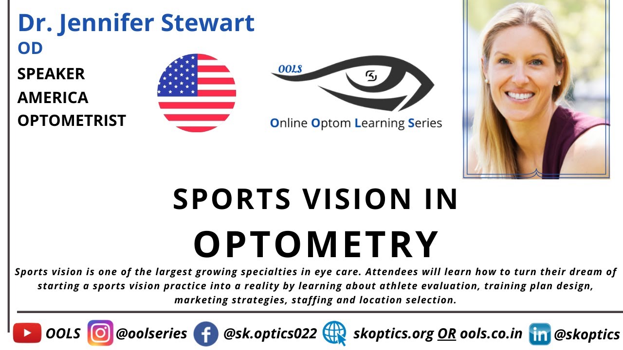 Sports Vision In #Optometry #SportsVision #Athletics | OOLS | Dr. Jennifer Stewart