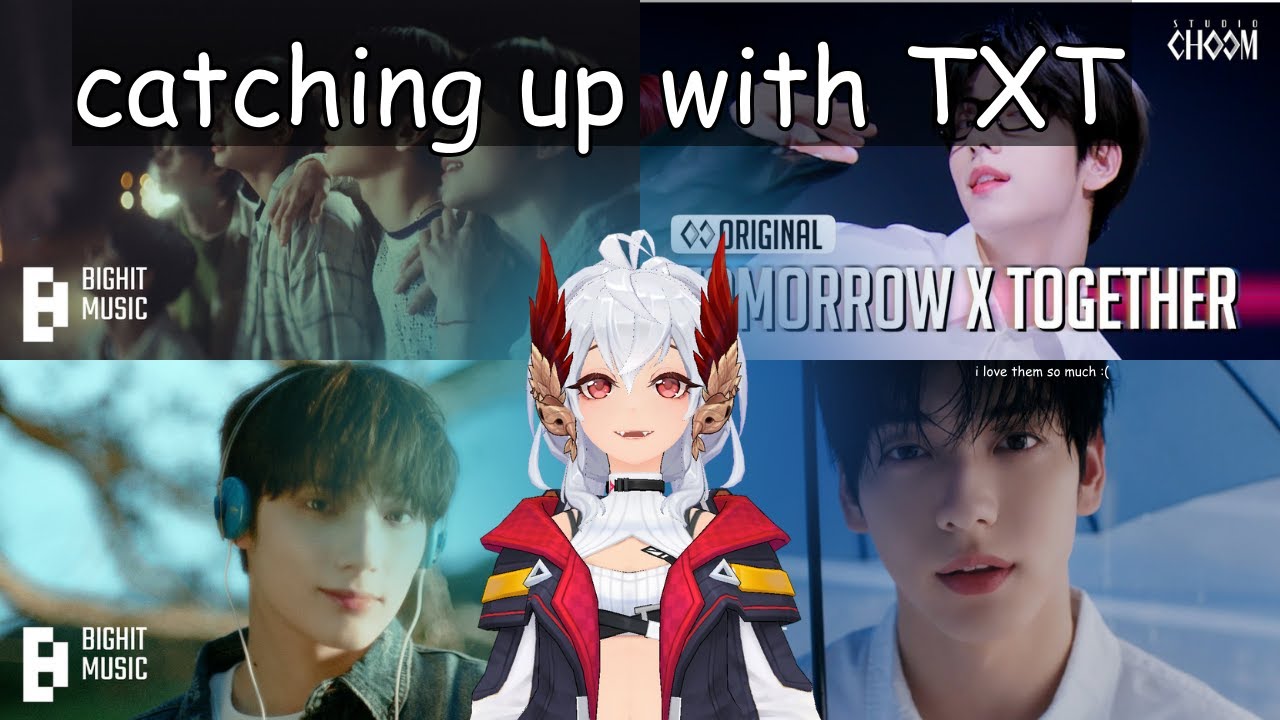 Reacting to TXT Over The Moon MV, Forty One Winks, Studio Choom and We'll Never Change