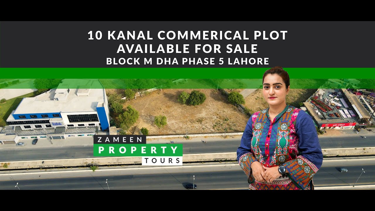 Zameen Property Tours - Commercial Plot Available For Sale In DHA Phase 5 - Block M Extension Lahore