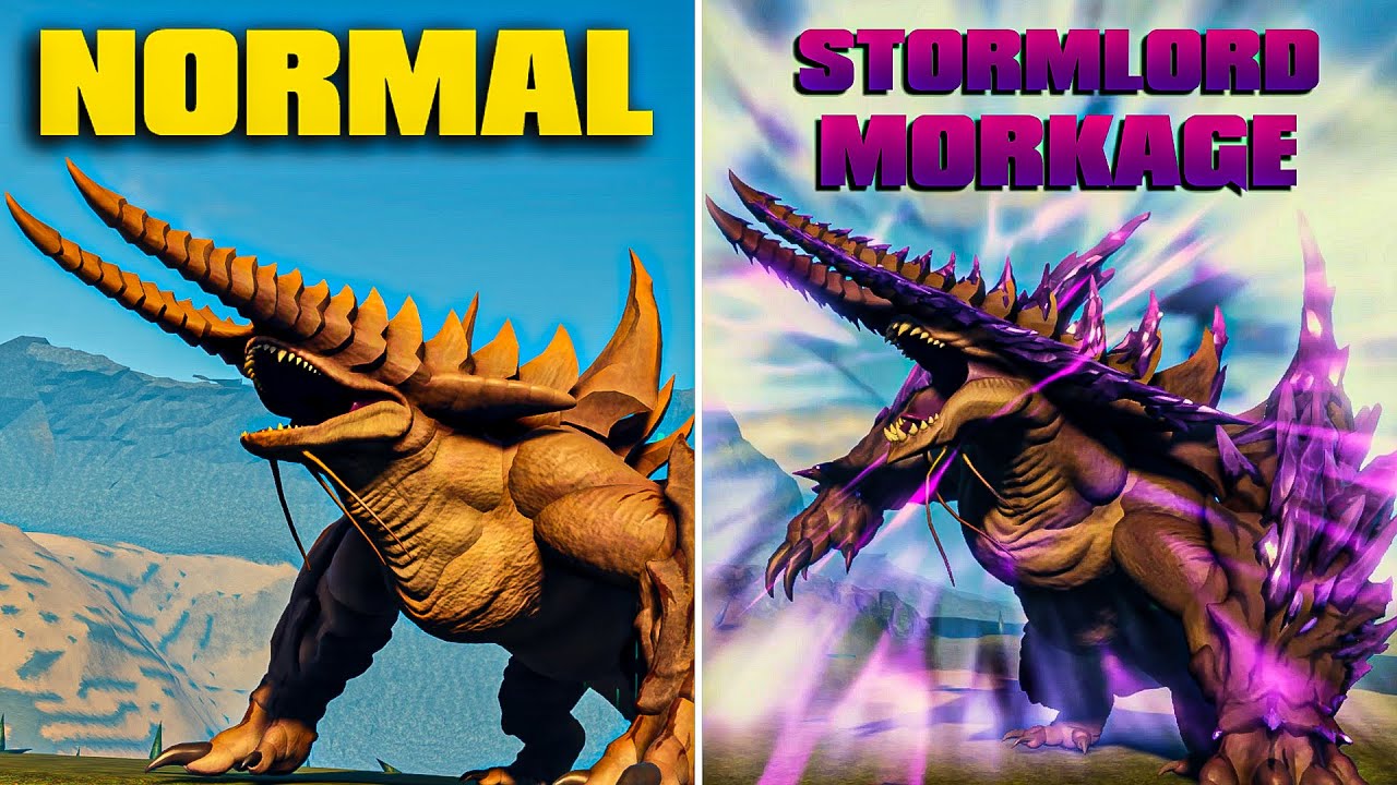 Normal Vs Stormlord Morkage Model Comparison | Kaiju Universe