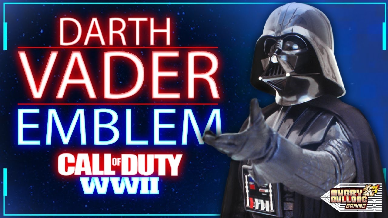 COD-WWll DARTH VADER EMBLEM TUTORIAL │STARWARS │1080P