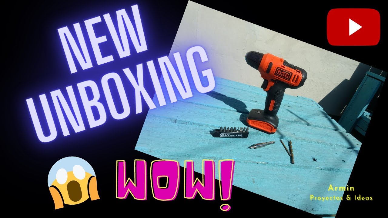 UNBOXING TALADRO INALAMBRICO / Unboxing cordless drill driver
