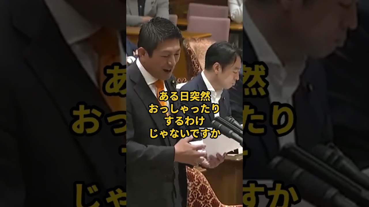 【80兆円・・・どうするんですか？】#神谷宗幣 #国会中継 #石破茂 #不平等条約 #赤沢大臣 #参議院予算委員会￼